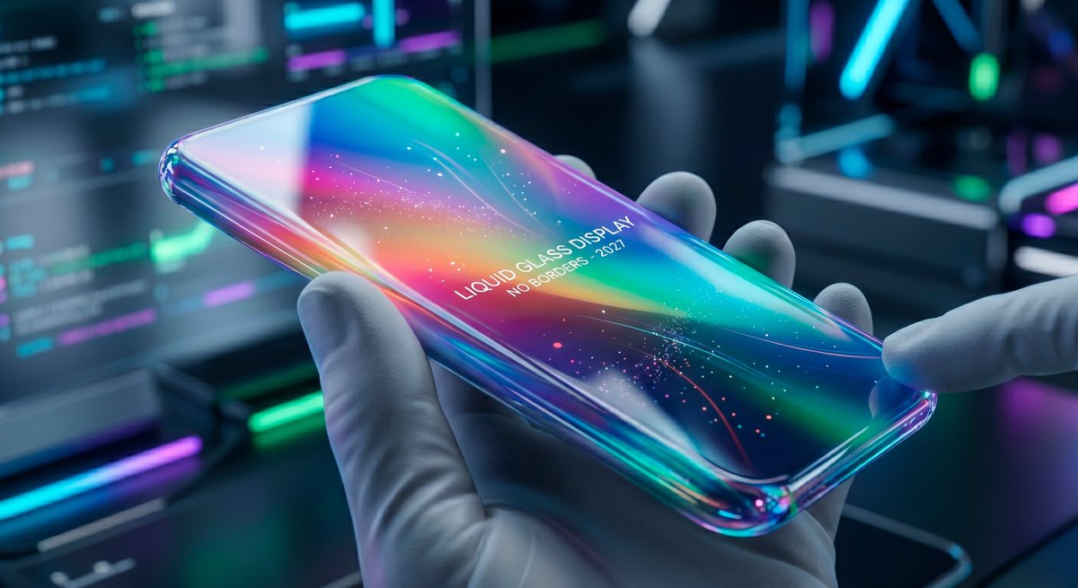 IgeekNewsOk's tweet image. ¿Un iPhone 100% pantalla? 

📱 En 2027 llegaría la tecnología "Liquid Glass" para eliminar bordes y sensores de forma definitiva. ¡El futuro de Apple! ✨

Lee todos los detalles aquí 👇

igeek-news.com/smartphones/ip…

#Apple #iPhone #LiquidGlass