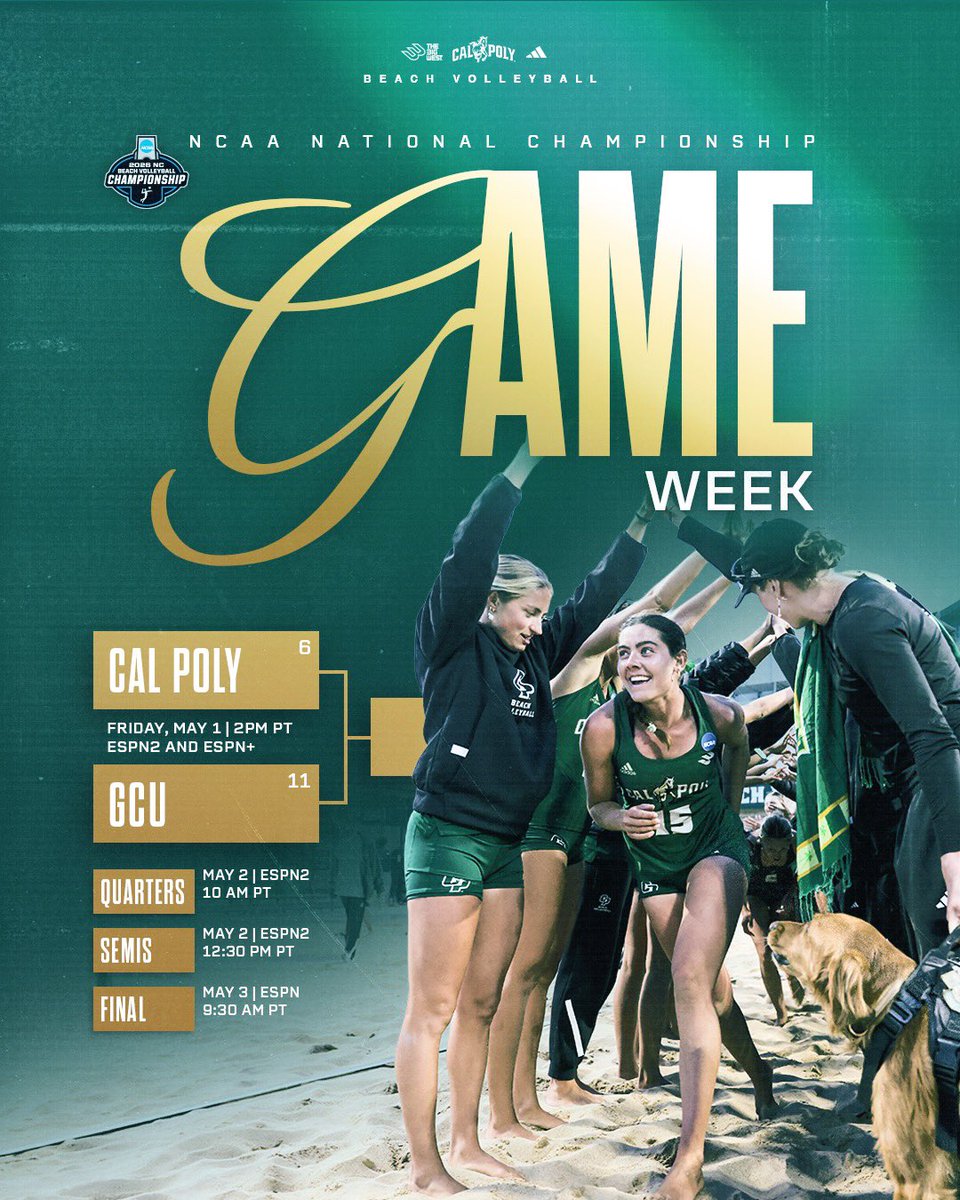 Cal Poly Beach Volleyball tweet media