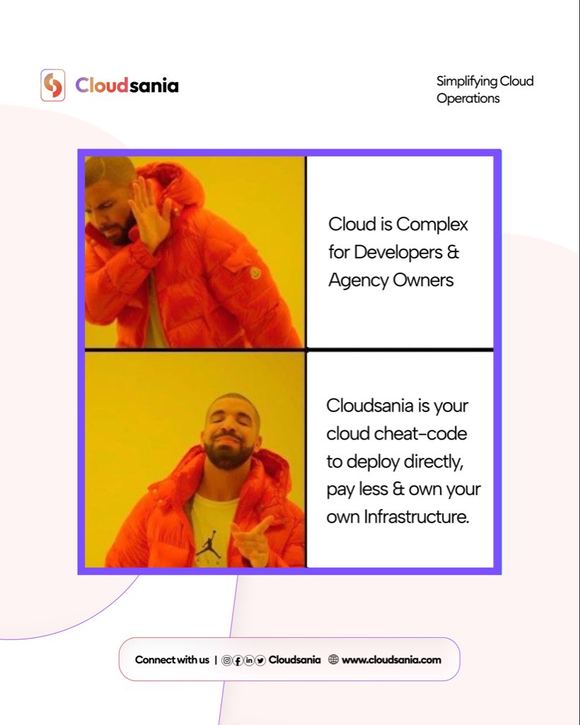 cloudsania's tweet photo. Enter your Cloud Cheat-Code. 🎮

With Cloudsania, you get the best of both worlds: the power of your own infrastructure with the simplicity of a managed platform. https://t.co/EIB8CqFpLT