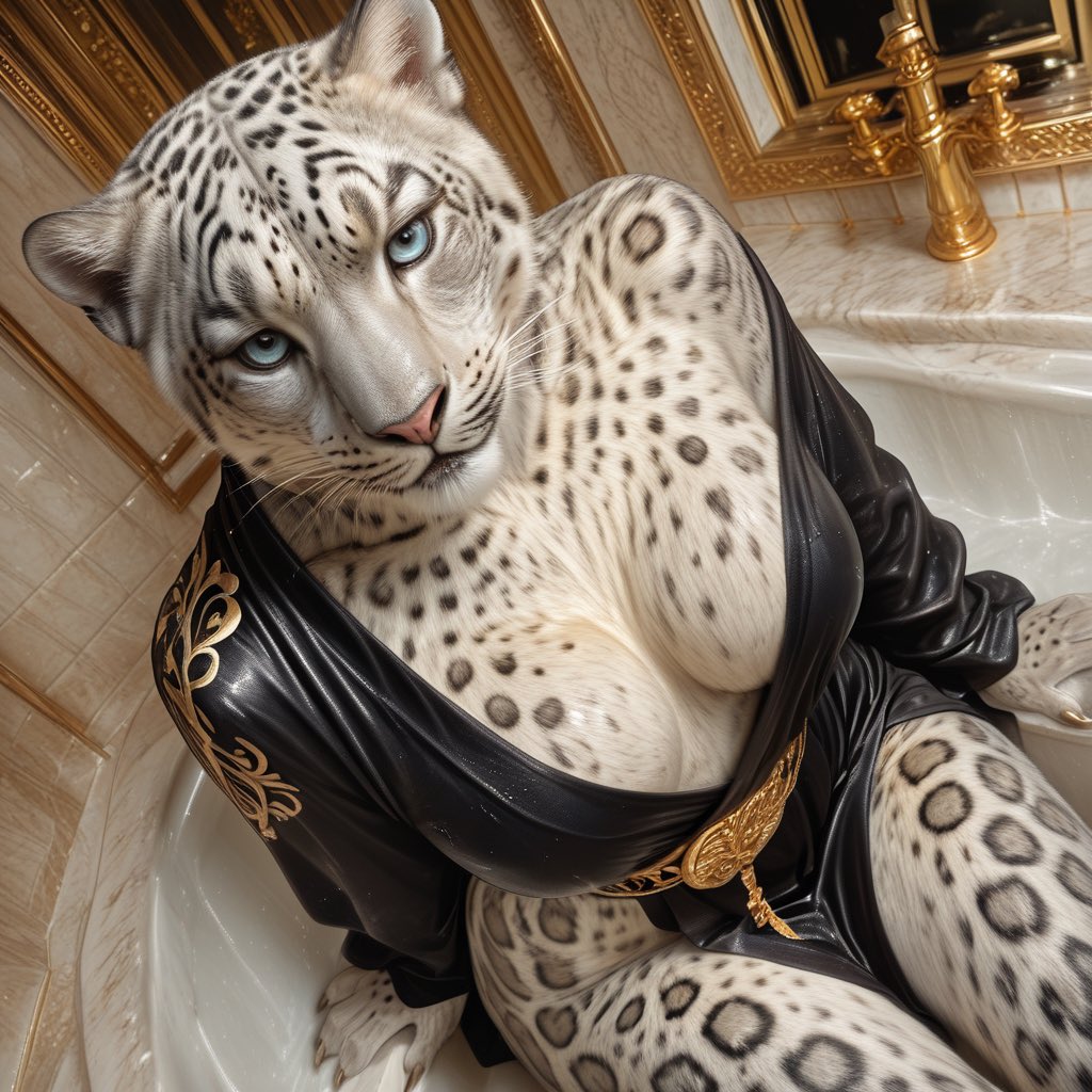 ShineAI229843's tweet photo. Which outfit is sexier?
Put the reactions in comments🥰
🖤 - black
🤩 - gold
#furry #furryia #furryleopard https://t.co/GwEoxhC2FQ