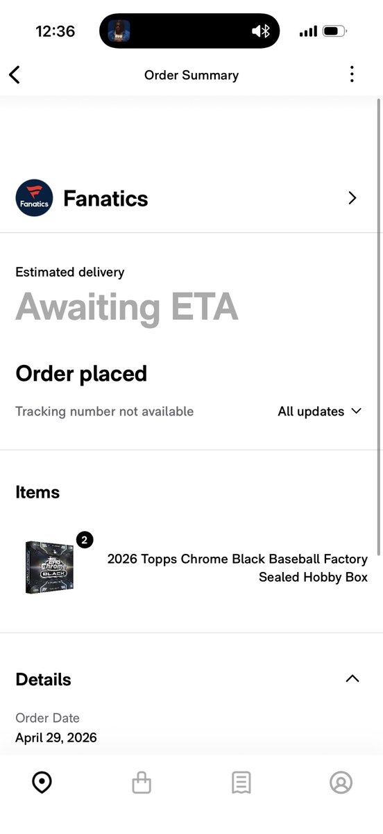 JAlshowts's tweet photo. @CardPurchaser First time ever entering for a hobby box😂 is it not supposed to be this easy?? https://t.co/dTVNQXHCDd