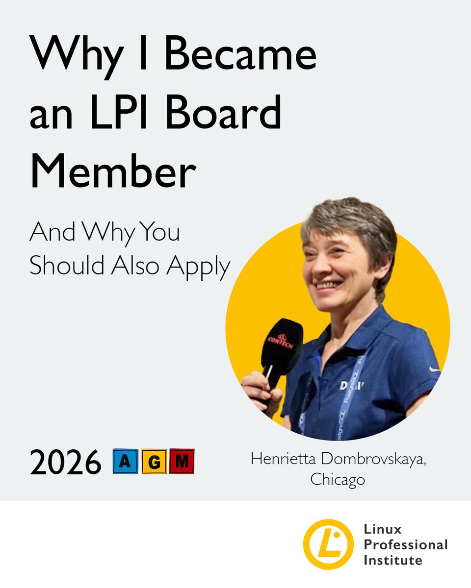 Linux Professional Institute (LPI) tweet media