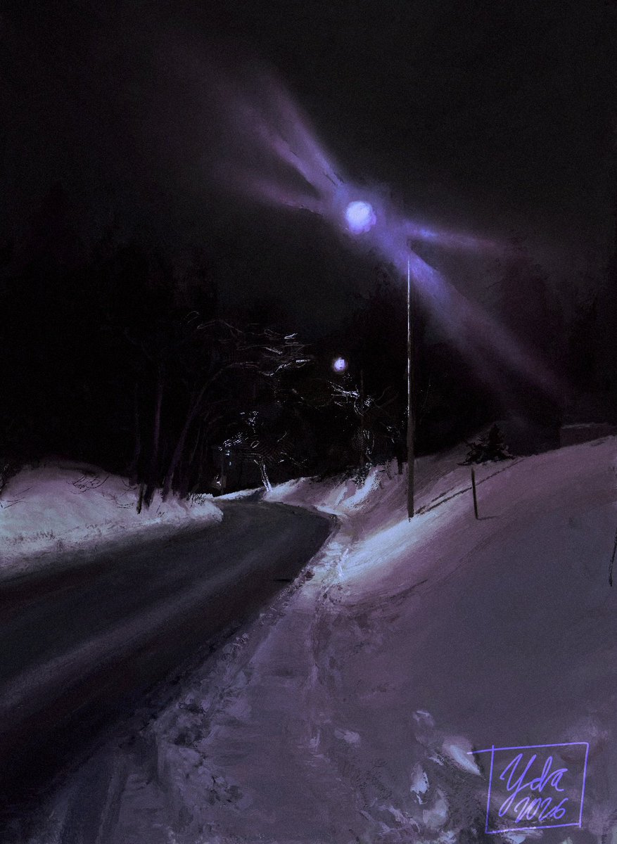 powrót do domu styczeń/luty, procreate