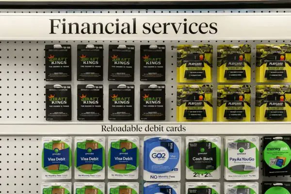 GamblingHarmOrg's tweet image. Happy financial literacy month?

DraftKings gift cards sold as ‘financial services’ at a national drugstore, according to a photo from gambling researcher Dr. Nathan Smith in MA.