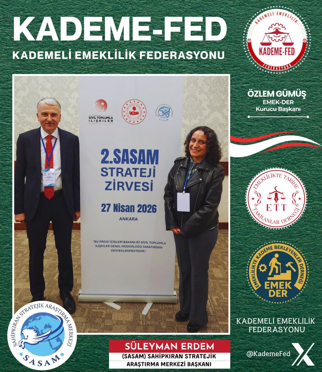 Kademeli Emeklilik Federasyonu tweet media