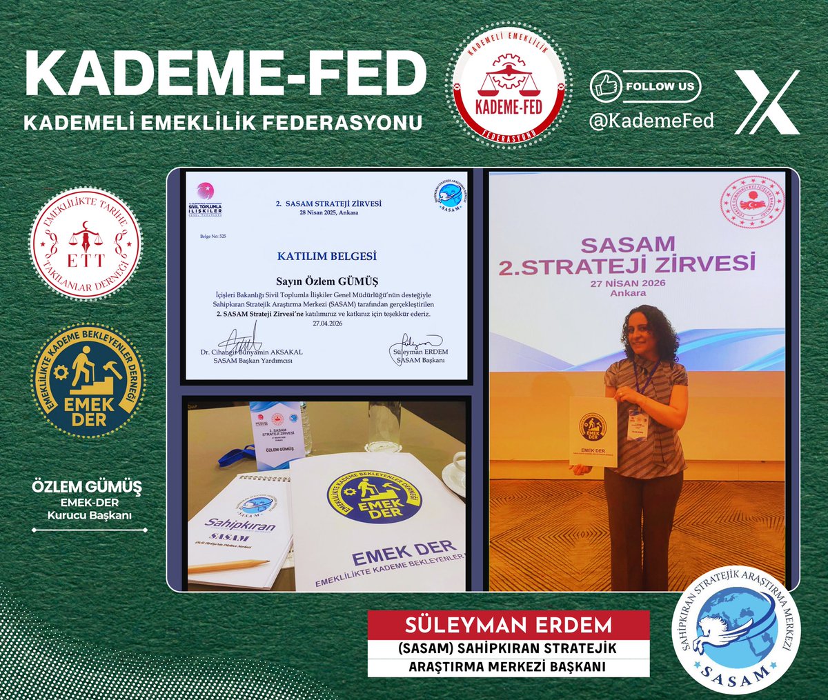 Kademeli Emeklilik Federasyonu tweet media