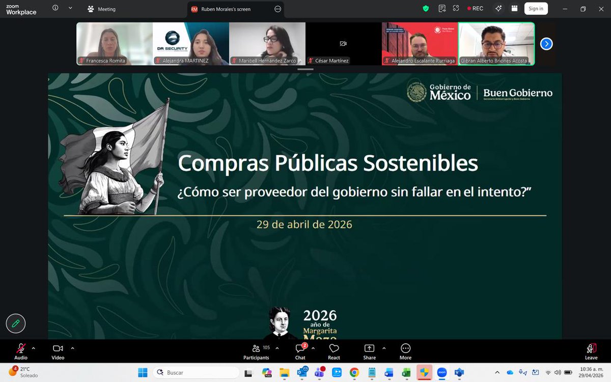 drsecuritymx's tweet photo. En #DRSecurity participamos en la sesión de @PactoGlobalMx sobre proveeduría gubernamental, donde compartimos nuestra experiencia y la importancia de la integridad, el cumplimiento y procesos sólidos en el sector público.

#ESG #SectorPúblico https://t.co/GJm7KEE4kY