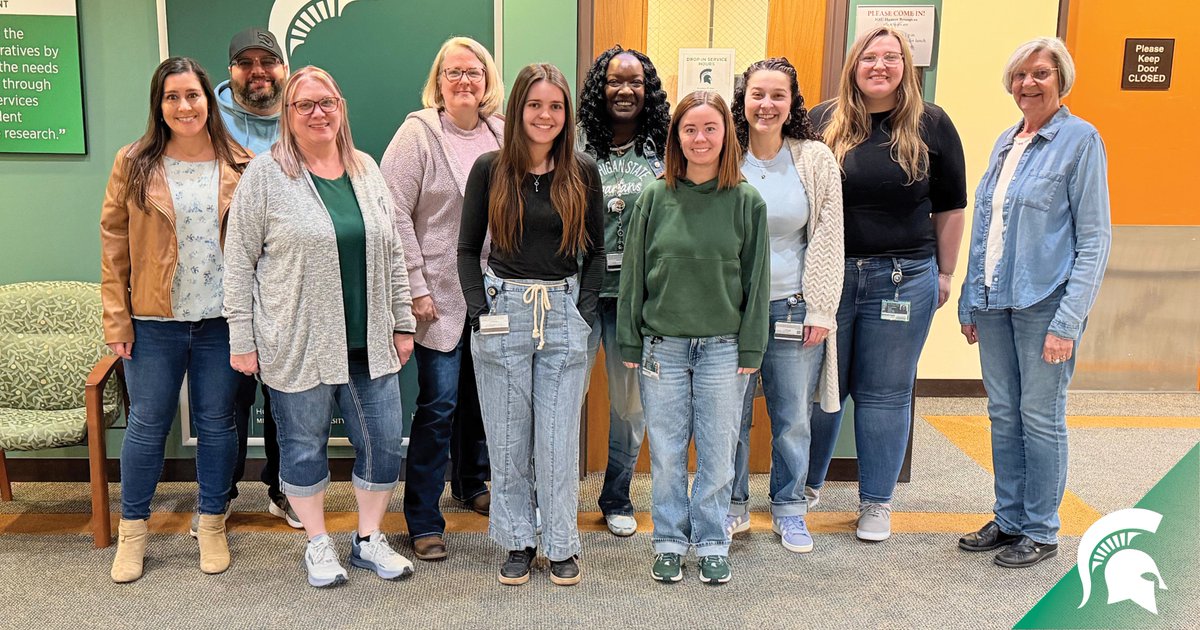 msuhr's tweet photo. By wearing denim today, MSU Human Resources stands with the @MSUC4S  and Spartans across campus to support a global movement dedicated to advocating the importance of consent, honoring survivors and actively creating a culture rooted in respect. #denimday https://t.co/D9Hx7nGHrq