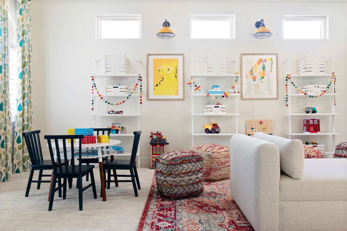 TheLemeDecor's tweet image. Whimsical playroom with playful colors, imaginative décor, and creative zones designed to inspire fun, learning, and storytelling for kids.

#PlayroomDesign #KidsRoom #HomeDecor #InteriorDesign #WhimsicalStyle #CreativeSpaces #ColorfulInteriors #RoomInspo