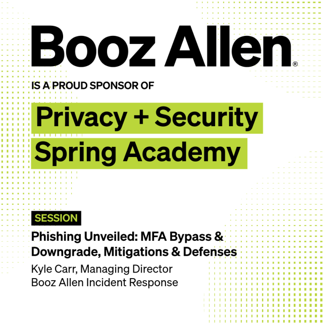 0xShadowWolf's tweet photo. Phishing campaigns are evolving—bypassing MFA and targeting users in real time. At #BoozAllen, we analyze these tactics and build practical defenses to stop them. Join Kyle Carr at the Privacy + Security Spring Academy on May 7 at 4 PM for a deeper look. https://t.co/MOKeKugmRq https://t.co/vCMu59IamR