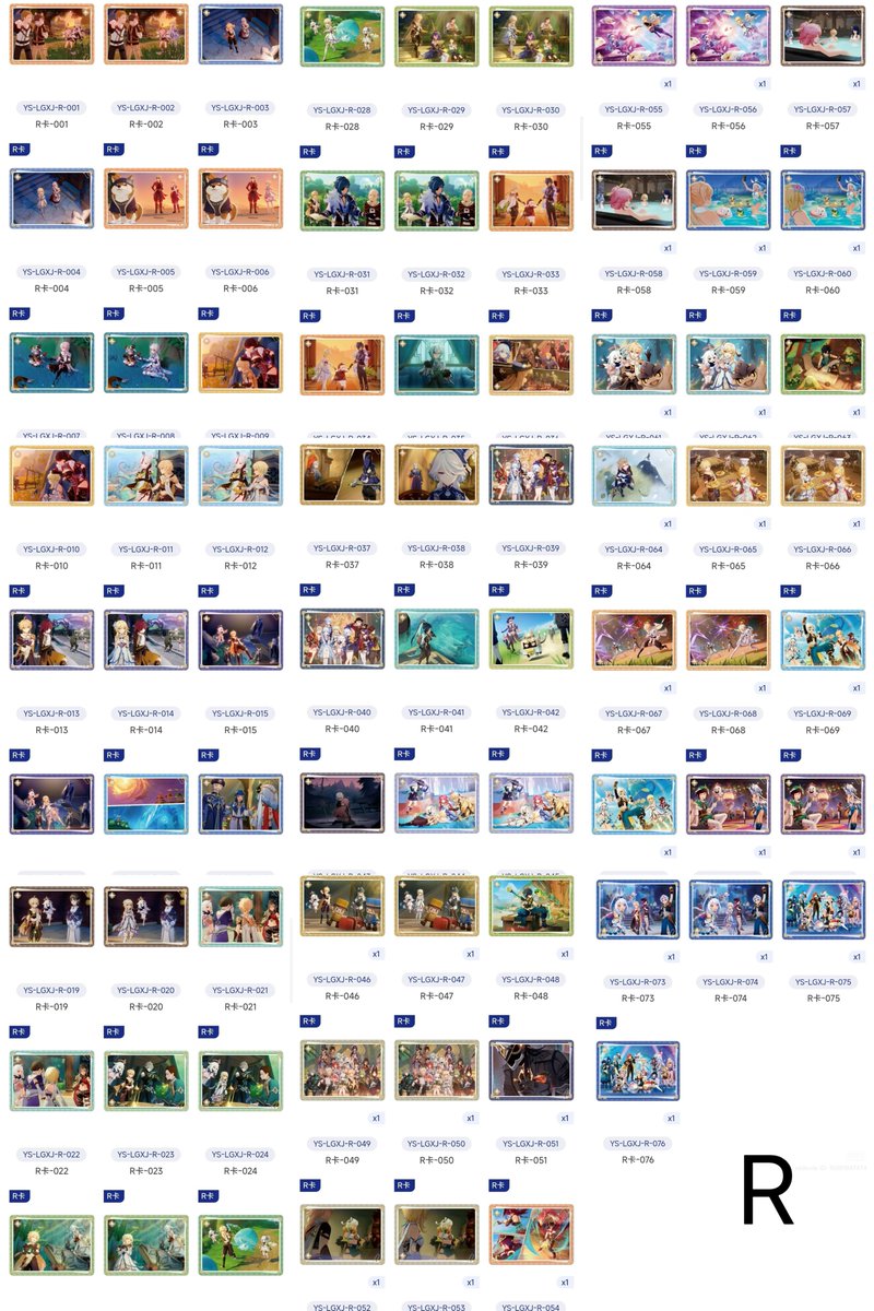 lemoncha_2's tweet photo. 原神 流光行记 コレクションカード
自分用にまとめ画像作りました🌸
恐らく全種類あるはず...です
お取引で使用していただいて構いません◎ https://t.co/EvhUwbpOAu