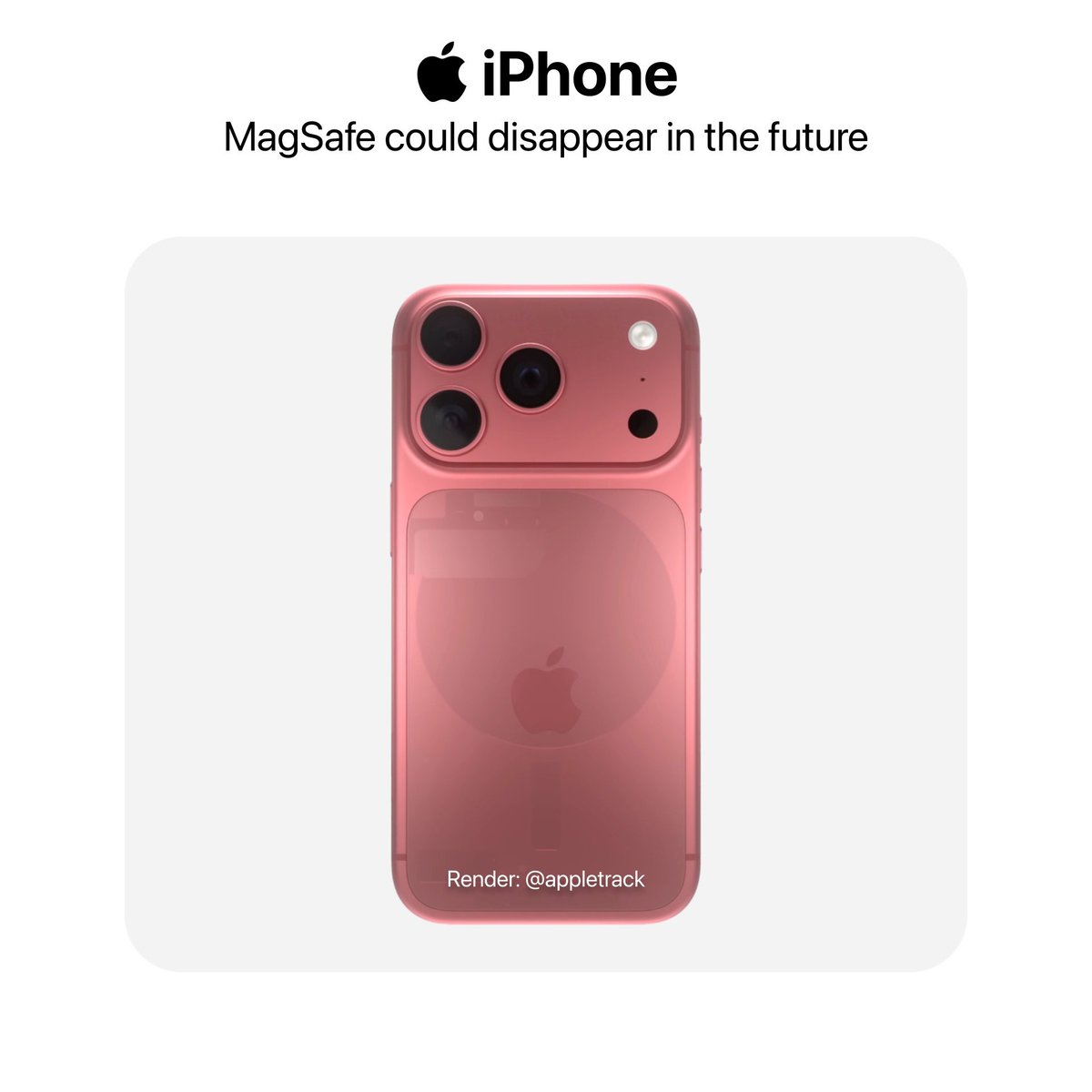 Apple could reportedly remove MagSafe on future iPhone models!

“There’s been a lot of internal debate at Apple recently regarding whether to include MagSafe as a standard feature on iPhones”

Source: Instant Digital