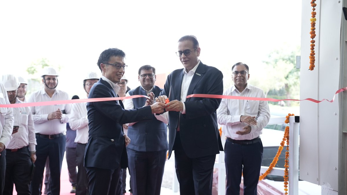 EscortsKubota's tweet photo. A significant milestone in strengthening innovation and capability.
We inaugurated our integrated Training Centre for Farmtrac, Powertrac, and Kubota, along with the R&amp;D site for Combine Harvesters and Rice Transplanters.
#EscortsKubota #TrainingAndDevelopment #CapabilityBuilding https://t.co/mblwkvEz3W