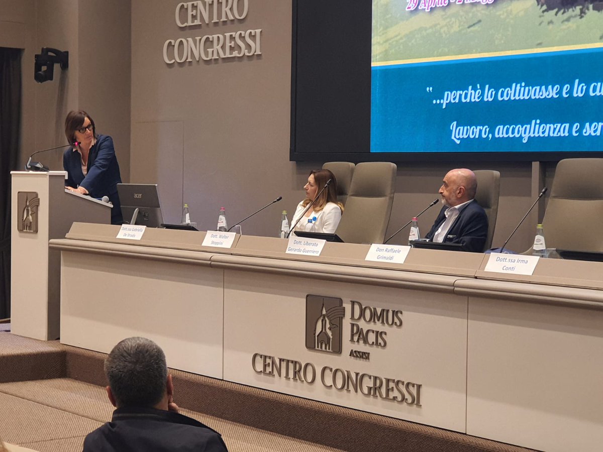 GaranteLiberta's tweet photo. Il @GaranteLiberta  (GNPL) - Avv. Irma Conti - è intervenuto oggi al VI Convegno nazionale dei cappellani e degli operatori della pastorale penitenziaria dal titolo "Perché lo coltivasse e lo custodisse (Gn 2,125). Lavoro, accoglienza e servizio”, in svolgimento ad Assisi. https://t.co/T4si72BUqW