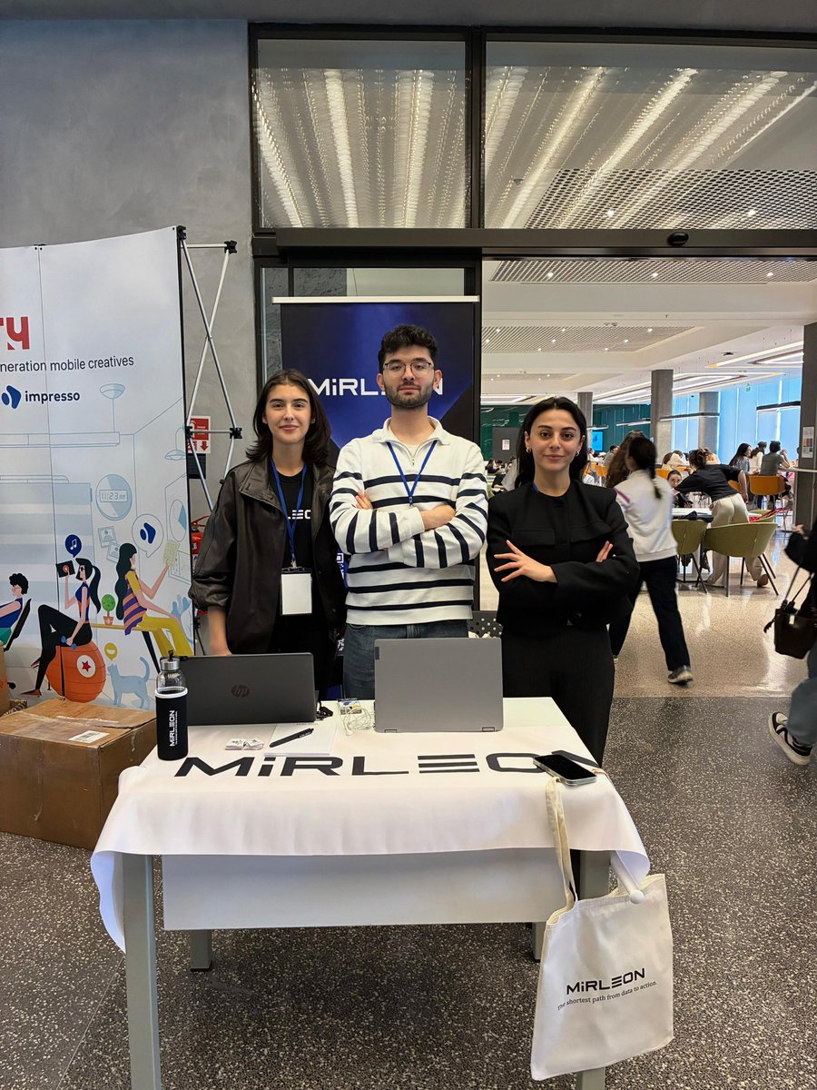 MirleonAi's tweet photo. It was a pleasure to meet young talents at @AnkaraMedipol Career Day and share our thoughts on #ai and future technologies. Thank you to everyone who visited us. 🚀 https://t.co/ZbRk7p6s1A