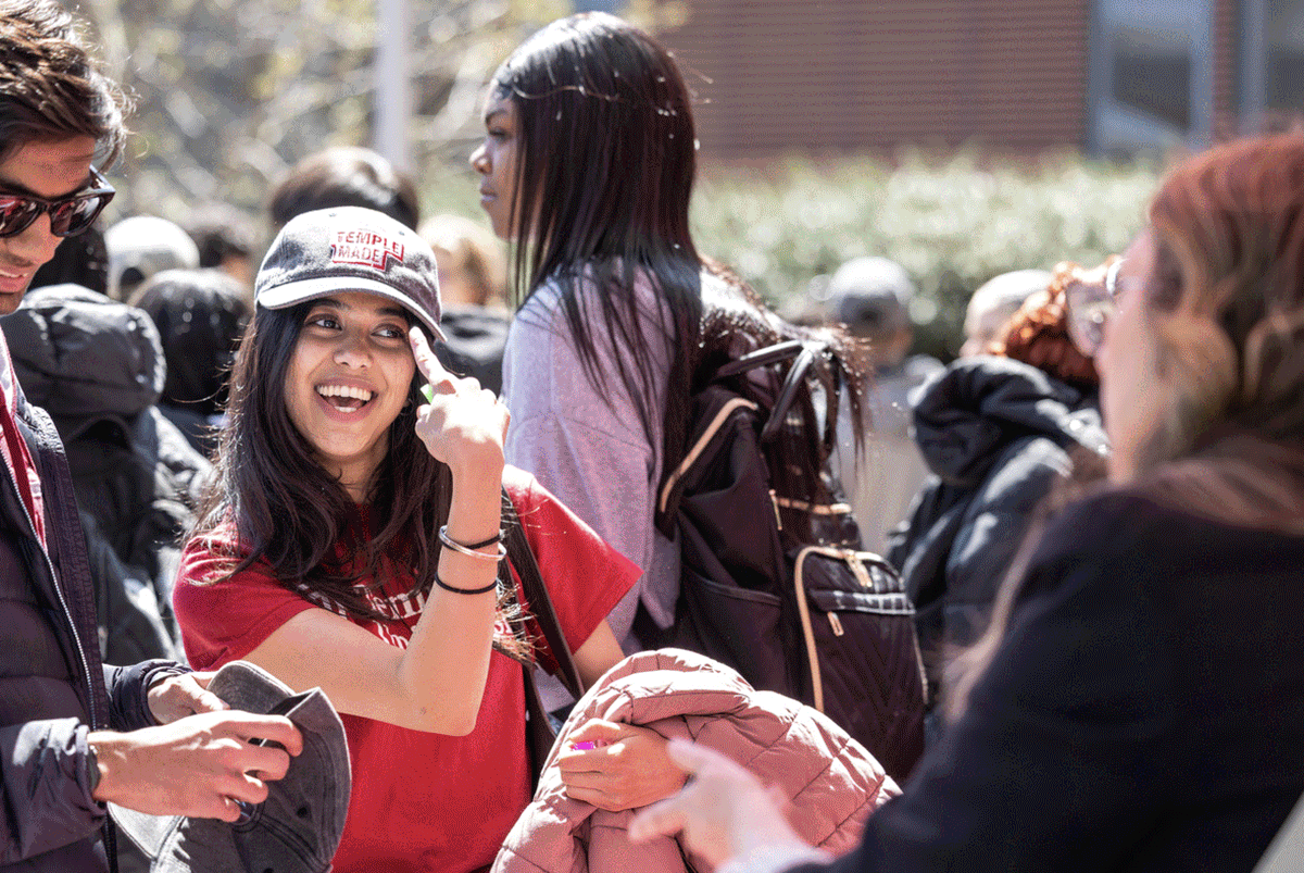 Temple Admissions tweet media
