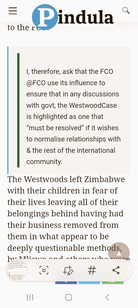PaulPaulus13's tweet image. "I, therefore, ask that the #FCO 
@FCDOGovUK @FCDOHumanRights
use its influence to ensure that in any discussions with the new Zimbabwean Government the #WestwoodsCase highlighted as one that must be resolved if🇿🇼wish to normalise relations with intl community inc: #Commonwealth