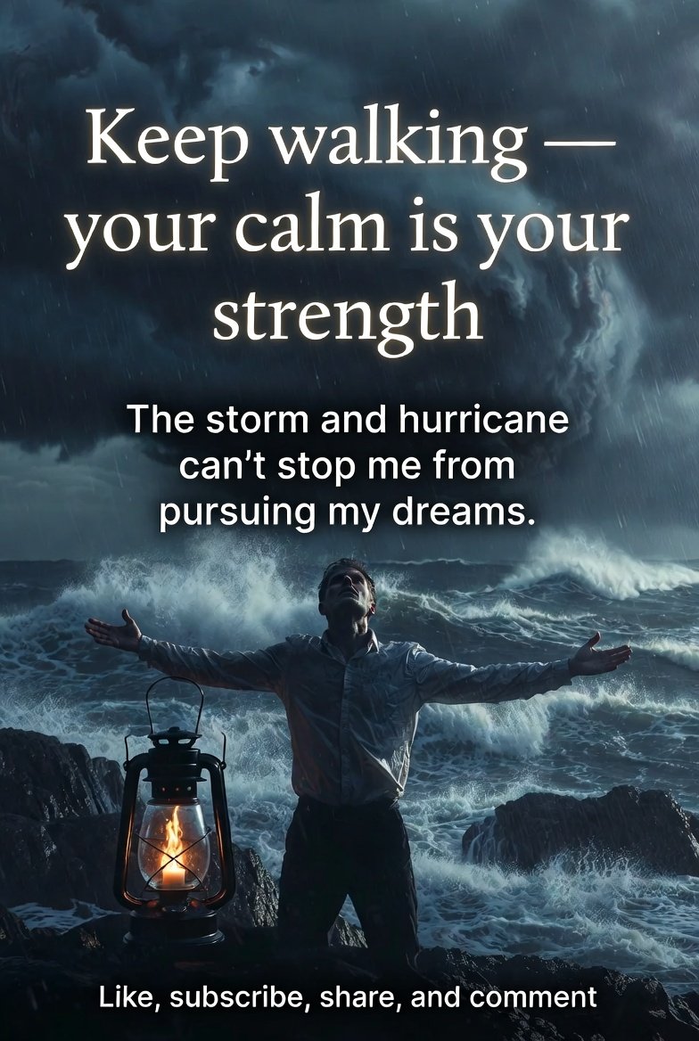 degraftnyansah's tweet image. The Declaration: Say aloud: "The rain is falling, but my peace is rising. I am the calm in the center of the storm."
#Excellence
#noexcuses
#motivationdaily