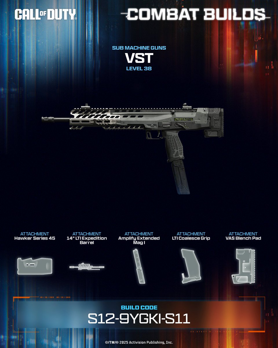 TenStringRonin's tweet image. The VST focuses on recoil control without sacrificing balance. Stability you can feel.

💥 Equip this build now ➡️ S12-9YGKI-S11 #CallOfDuty #CODCombatBuilds