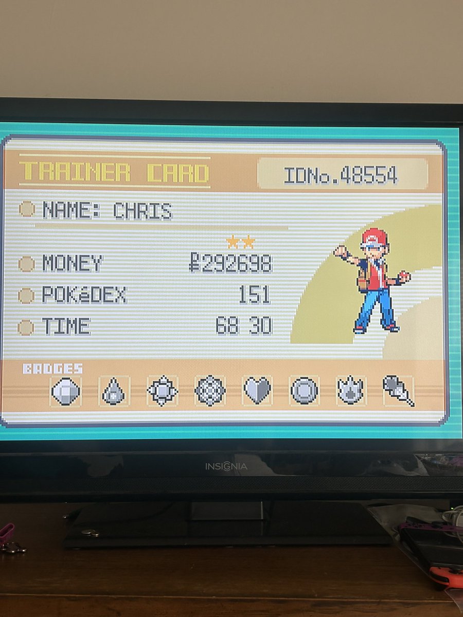 ROAD TO GEN 10 KANTO POKÉDEX COMPLETED! Next stop will be challenging the E4 one more time to determine the MVP! #RoadToGen10 #PokemonFRLG #PokemonWindsWaves