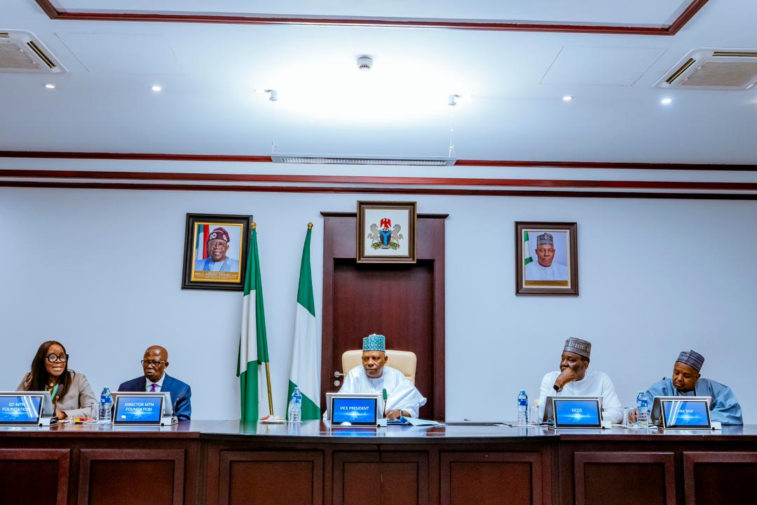STATE HOUSE PRESS RELEASE

VP Shettima pledges FG’s Support As MTN Foundation, UNODC Commit to Preserving Future of Nigeria’s Youth Population

As the United Nations Office on Drugs and Crime (UNODC) <a href="/UN/">United Nations</a> and the MTN Nigeria Foundation partner on the national survey on substance