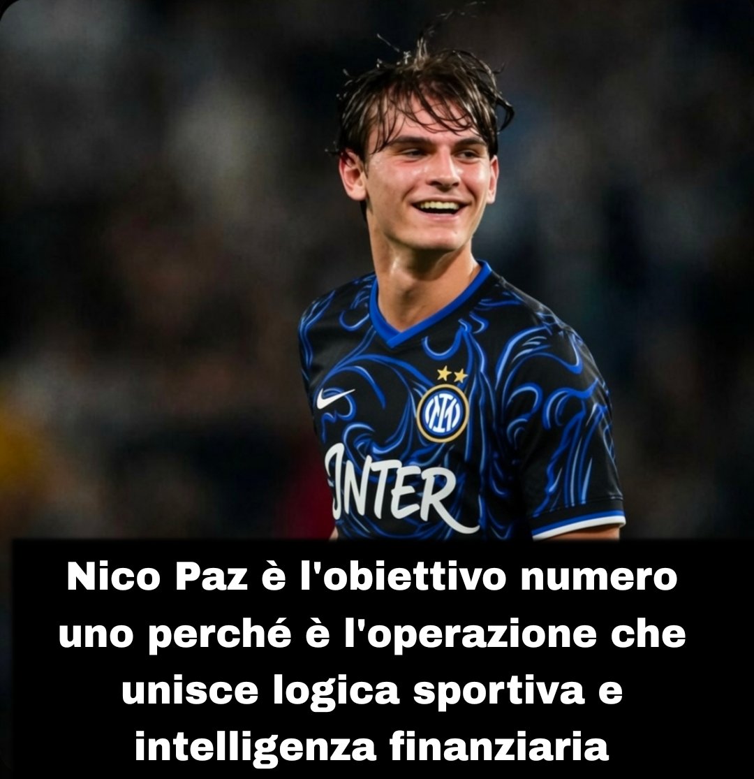InterOaktree's tweet image. #NicoPaz è l'archetipo del talento che l' #inter vuole: giovane con margini di crescita enormi e già testato in #seriea , nel sistema di #Chivu, potrebbe raddoppiare il proprio valore in due stagioni. Non è un "acquisto di completamento", è l'acquisto di un potenziale top player