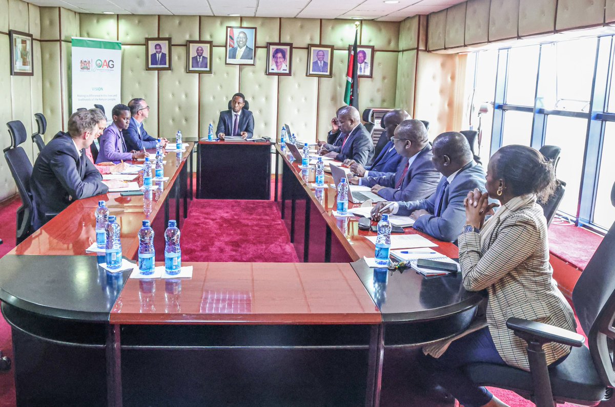 OAG_Kenya's tweet photo. We hosted a delegation from German Agency for International Cooperation (GIZ) for discussions on strengthening good governance, accountability, transparency and efficient utilization of public resources.
#EnhancingAccountability https://t.co/F9gg547IkO