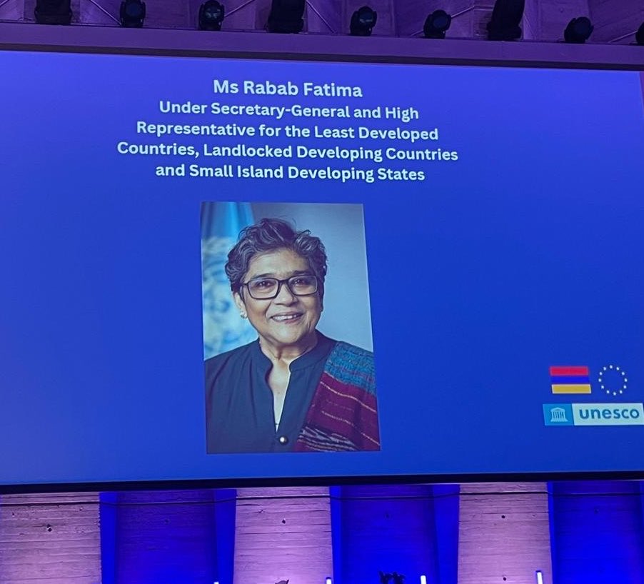 CKokkinakis's tweet photo. Int Day of #SIDS @UNESCO 

Many thanks to @UNESCO_DG @rababfh2016 @IgnacioYbanez @VeraForReform @JoSpalburg Director Lazare Eloundou, Ambassadors #Australia #Seychelles for their valuable contributions to today’s event! 

It was an honour to have you with us!

 @EUatOECD_UNESCO https://t.co/AkFKgHmxel