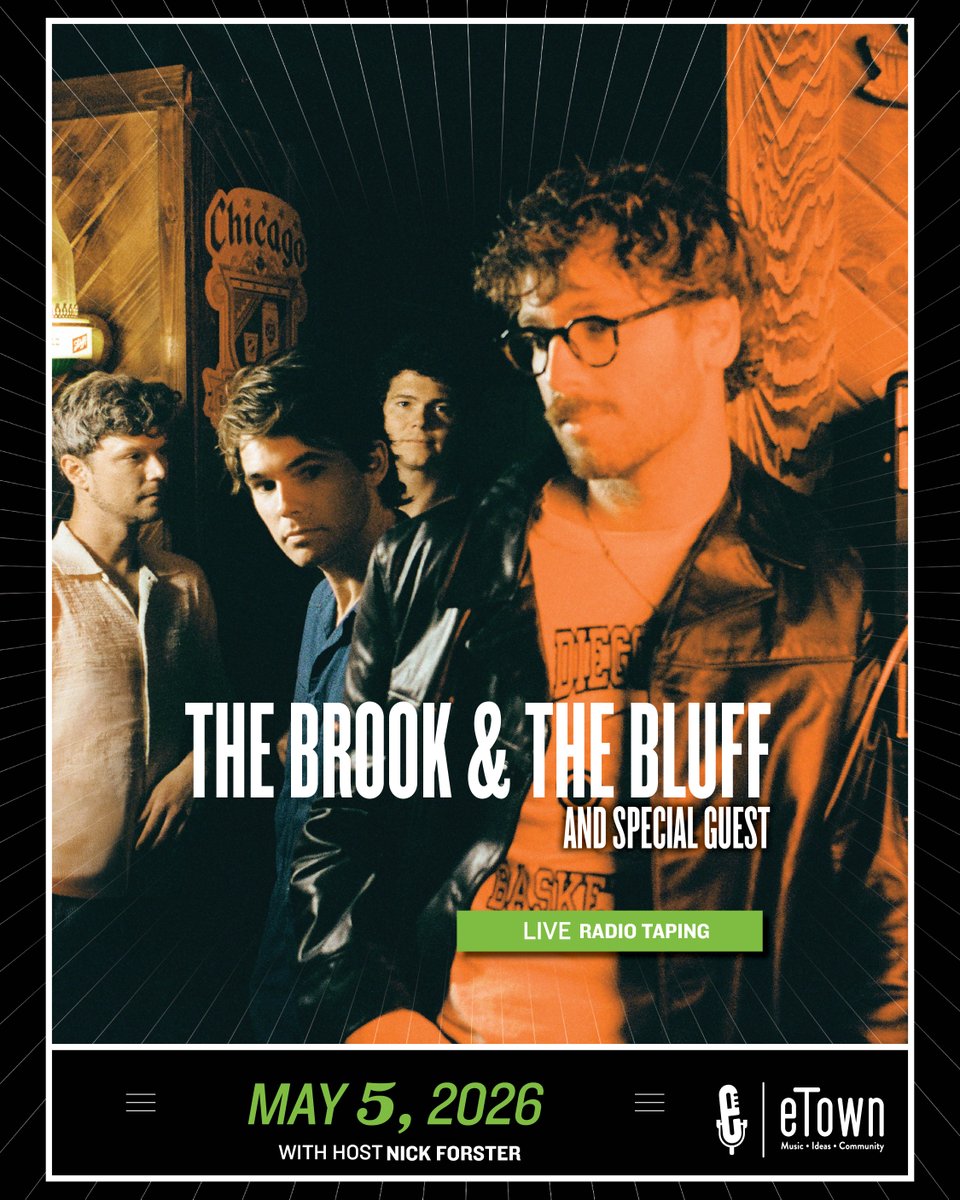 DualtoneRecords's tweet photo. Next week, on May 5, The Brook &amp; The Bluff will be stopping by eTown for a live taping with Lucy Clearwater. Secure your tickets now for a unique listening experience live on air. 🎙️ https://t.co/H2p7sMLpKM https://t.co/HnBaps7qvp