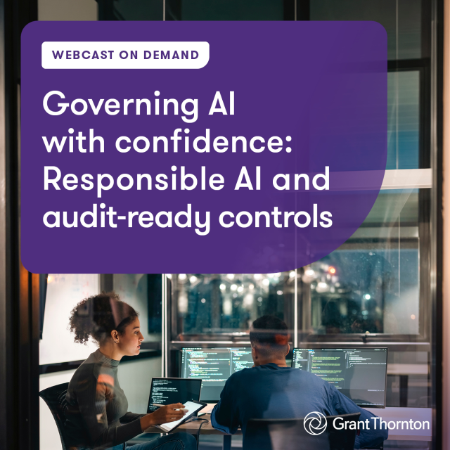 Toddcpa's tweet image. #AI adoption is accelerating, but governance gaps create risk. This on-demand #webcast from @GrantThorntonUS covers regulations, lifecycle risk, data/privacy and Internal Audit’s role in AI readiness. Watch on your time. #webinar bit.ly/3PeHmXP