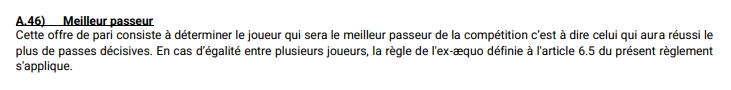 EronXbet's tweet photo. Anlayse d'un bet giga value IMO. 

La cote est déjà passé à 1.65 Mais est encore bien value jusque 1,5. Plus bas ça commence à être juste je trouve.

Je vous ai mis le règlement sur le bet pour appuyeer mes propos.

#Teamparieur #Parissportifs #Value #EV https://t.co/Hy5i0AFqud