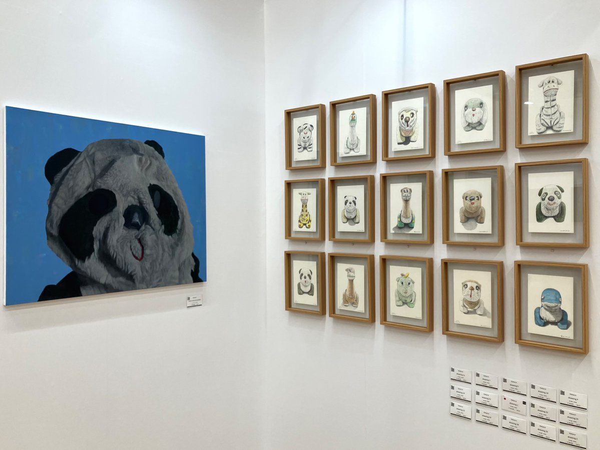 triparaace's tweet image. 東京ポートシティ竹芝 東京都立産業貿易センター浜松町館「tagboat Art Fair 2026」063
◆竹内みか
#パンダ 
#panda