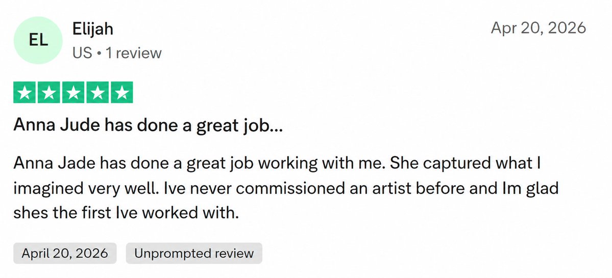 Its_Annahere's tweet image. These are my recent clients review on my Trust pilot, I don't care if anyone trust me with my work but its my job to provide the best results to my client and provide unlimited changes until it is completely approved. ☺️

#ClientReviews #Trustpilot #CustomerFeedback #HappyClients