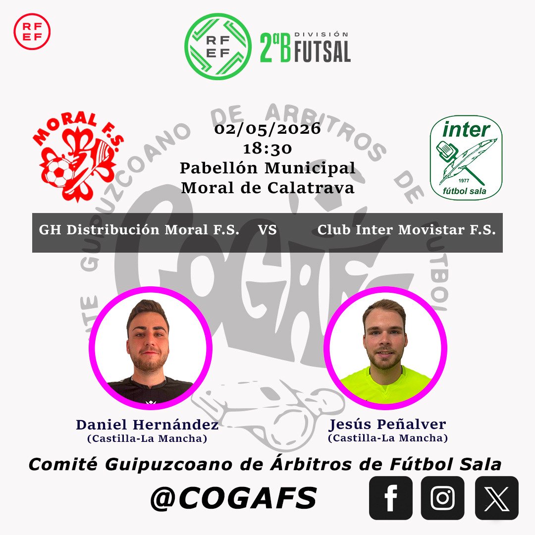 Comité Guipuzcoano de Árbitros de Fútbol Sala tweet media