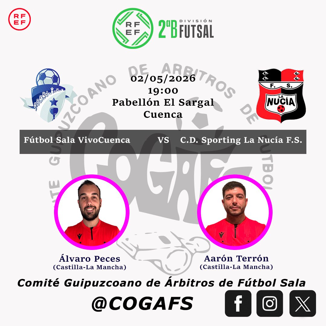 Comité Guipuzcoano de Árbitros de Fútbol Sala tweet media