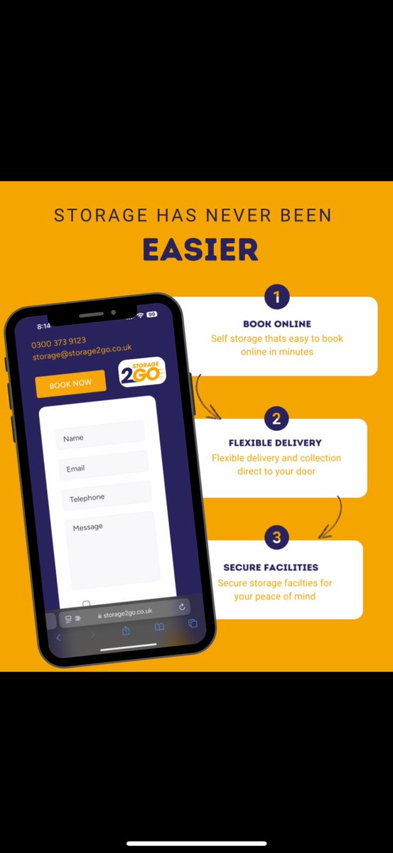 Storage2GoUK's tweet photo. Storage has never been easier 👌

Book online in minutes
We deliver straight to your door
You pack on your schedule
We store it safely

No van hire. No hassle. Just simple, flexible storage that fits around you 🚚

Ready to make storage the easiest part of your move?

#storage2go https://t.co/Ay9cHCeQma
