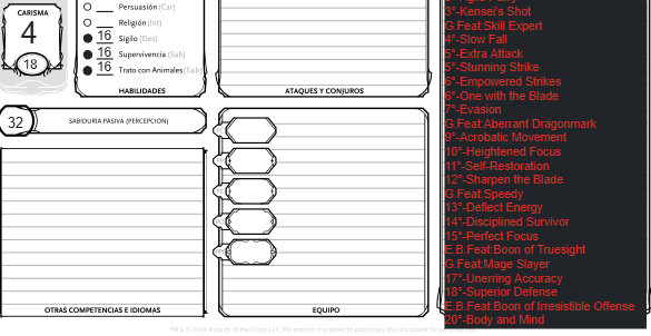 ╰┈➤ ❝ [𝗛𝗼𝗷𝗮 𝗱𝗲 𝗽𝗲𝗿𝘀𝗼𝗻𝗮𝗷𝗲 𝗱𝗲 𝗡𝗮𝘃𝗶𝗮] ❞