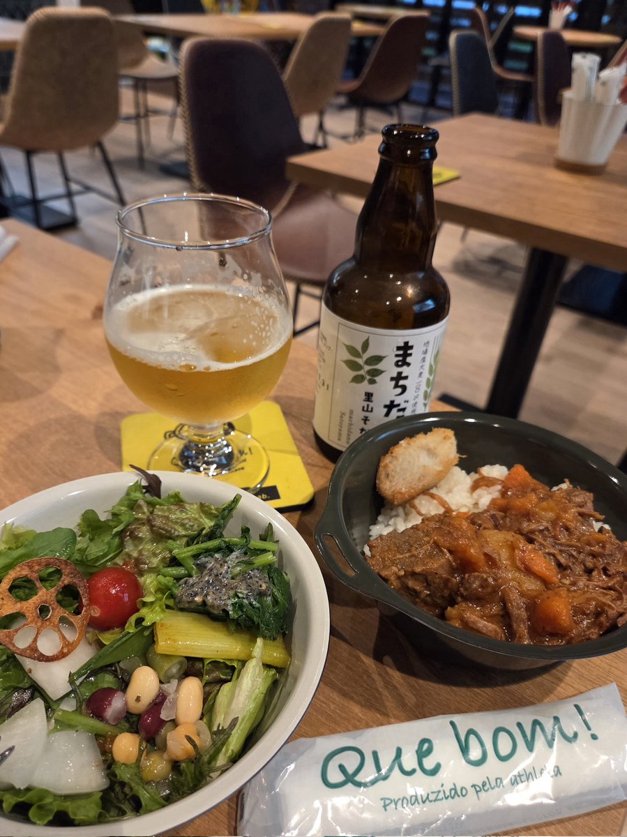 wegumi_'s tweet photo. Que bom!さんで美味しいご飯いただきました!!
まちだのビールも美味しかった🍻
#Quebom #Brazil
#PESCADOLAINOVA
#キボンフェイジョアーダテラス
#ペスカドーラ町田 https://t.co/w39Fdb1jl2