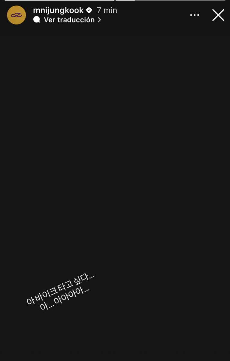 bangtanversetwt's tweet photo. —「📸🐰」#Jungkook | Instagram  Story

🐰: Oh , quiero andar en moto.. Ah ahh 

🌐:https://t.co/TXLkdynWFO 

#BTS #방탄소년단 #JK

╭┈ ↷
┆☆ • Nani 🐈‍⬛ 
╰ ⊙⊝⊜ • Bangtanverse⁷ https://t.co/ObPUzkvUUv