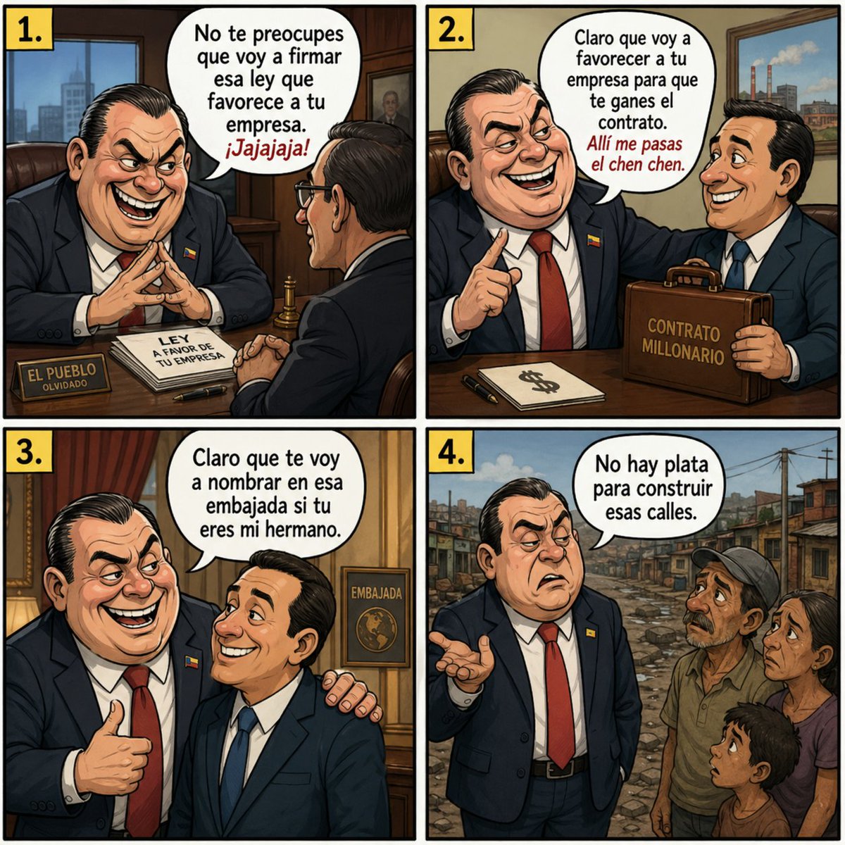 La forma en que operan varios de nuestros políticos criollos es detestable, pero más detestable son quienes lo defienden