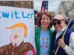 MatthewNichol5's tweet image. This is Mary Kay Baldino holding the Hitler sign she is a current school board member of School District 214. The same district of Wheeling High School where Charlie Kirk attended. Let's make Illinois great again. Stop these commies and flip it red.