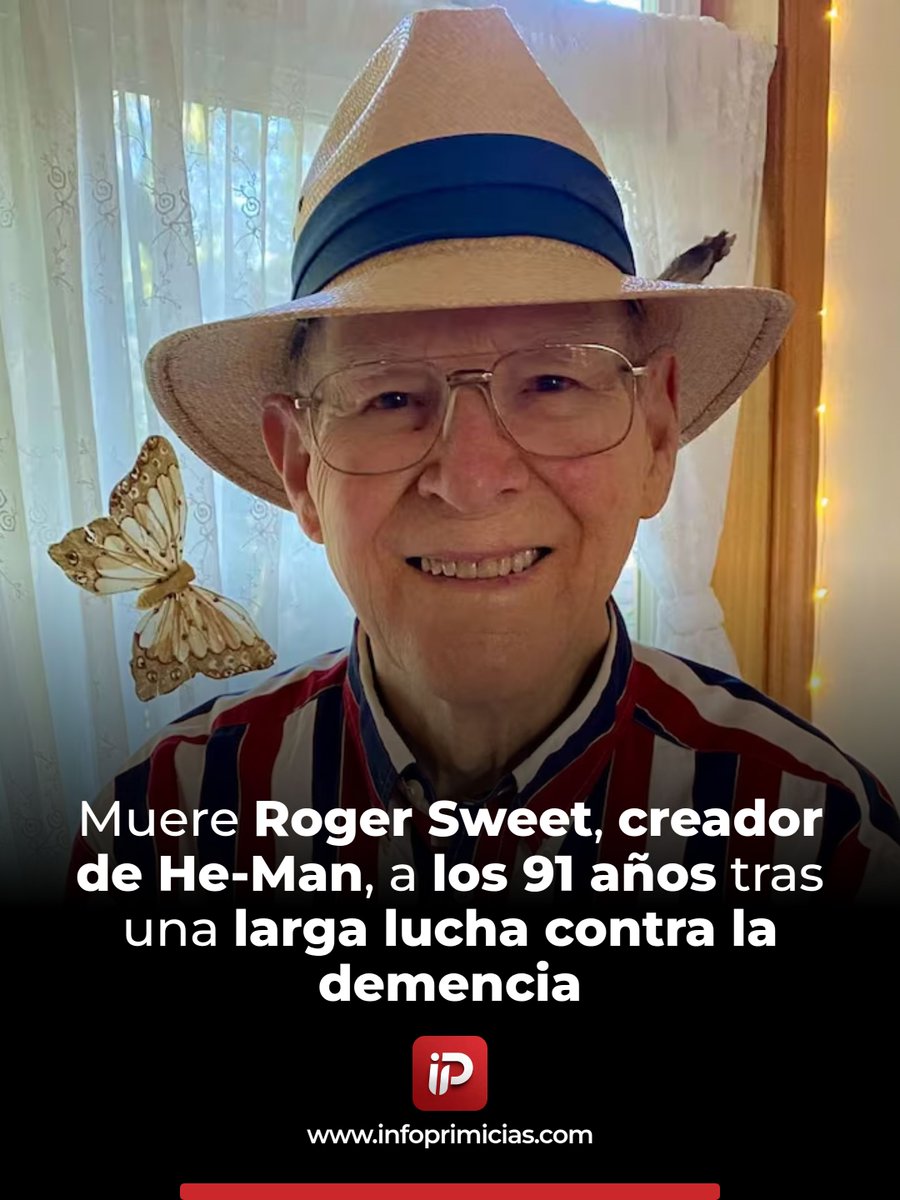 infoprimiciasec's tweet image. Muere Roger Sweet, creador de He-Man, a los 91 años. Su legado vive en juguetes y TV con Masters of the Universe. #HeMan #Mattel #CulturaPop facebook.com/12212194969523…