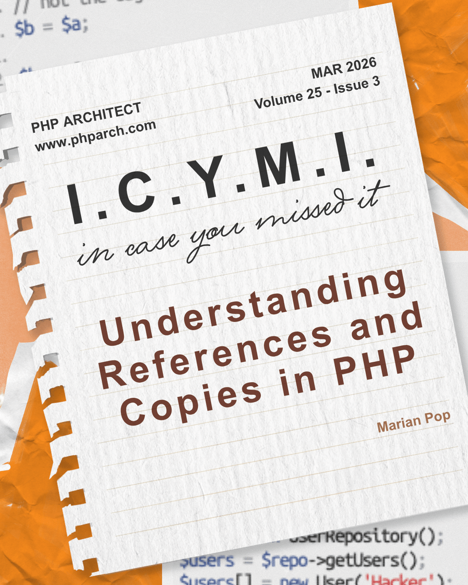 PHP Architect tweet media
