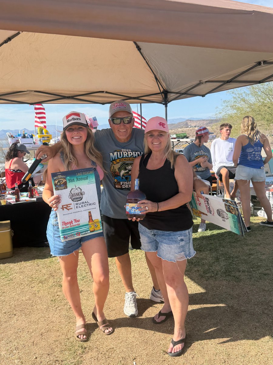 RuralElect's tweet photo. Another successful year on the water as a Diamond Sponsor of the Hospice of the Valley Memorial Fishing Derby—honored to cast our support behind a cause that means so much to so many families.

 #FishingDerby #HospiceSupport #DiamondSponsor #CommunityEvent https://t.co/EFdgfPHqoO