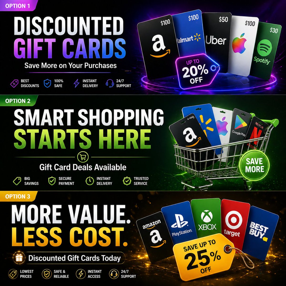 ElliottGrowth's tweet image. 🎁 Need discounted gift cards?

Save more with Dragon Shop and get support via Telegram bot.

👉 dragon.atshop.io
👉 t.me/dragonshophelp…

#GiftCards #Deals #Discounts #Shopping