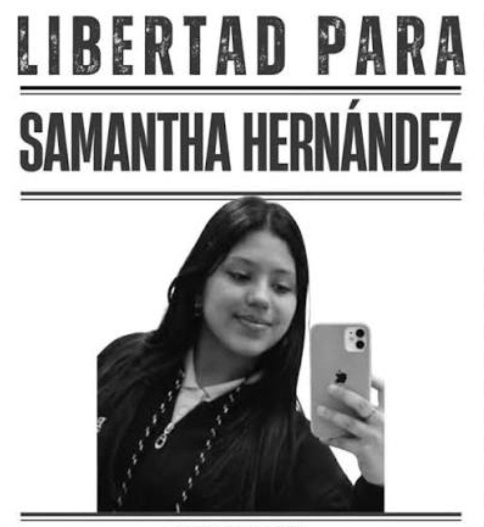 Lilai_11_11's tweet image. Sabías, @PorfiBaloa
Que una menor de edad
Samantha Hernández 
Está secuestrada por
El régimen hace 5 meses
Por  ser familiar de un militar.

Sippenhaft Tropical
Práctica n@zi.

Paz???
@delcyrodriguezv
@jorgerpsuv

#NoEsConciertoEsCortina