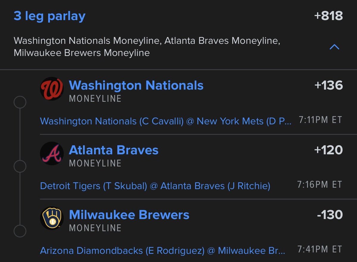 batflipbot's tweet photo. Little long shot but going to trust the data

#freepicks #mlb #Gambling𝕏 #parlay https://t.co/3ZSb74sQdw