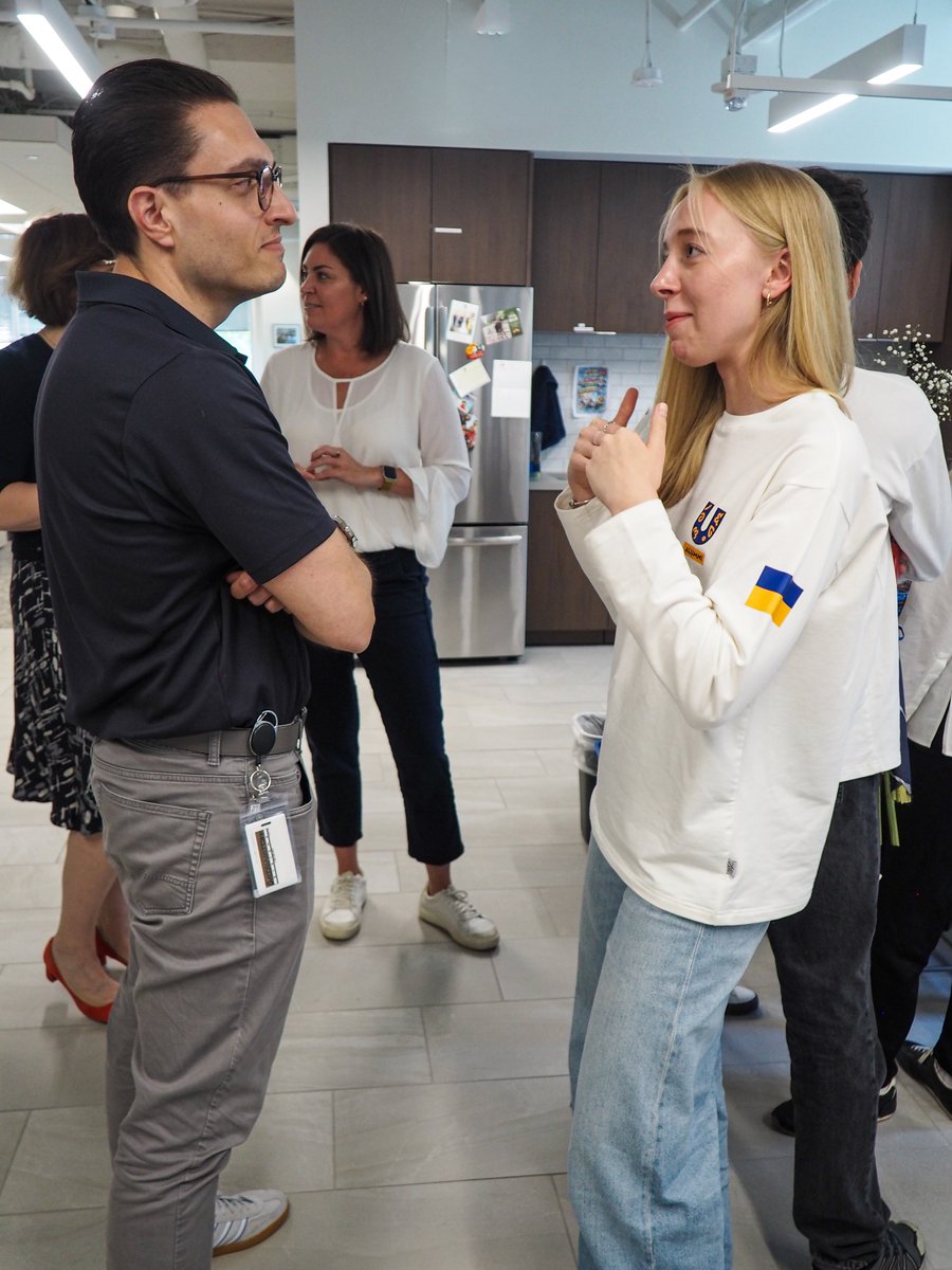 SpiritAmerica's tweet photo. The day before our event at Ukraine House last week, our team had the opportunity to welcome savED co‑founder Anna Novosad, her team, and four extraordinary teens from the #UActive program to Spirit of America HQ.

Our teams work together often, but we’re usually separated by time zones, borders, and screens. This visit gave us something rare and powerful: the chance to sit together, share stories, and connect as people, not just partners. 🤝