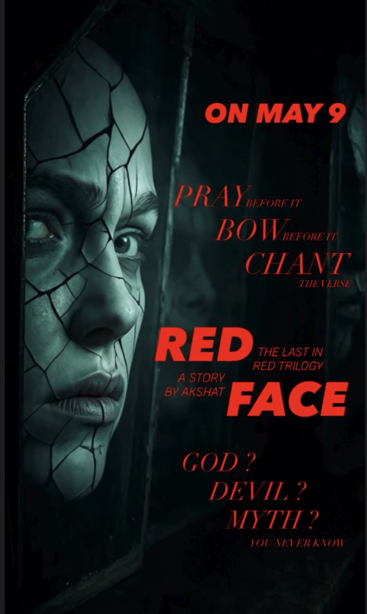 akshatstorybook's tweet image. ON MAY 9
PRAY. BOW. CHANT

My new thriller drama story, RED FACE, third &amp;amp; final story in RED Trilogy arriving on next Sunday to haunt you.

@akshatscribes 
#story #WritingCommunity #writerscommunity #storytelling #storywriting #writer