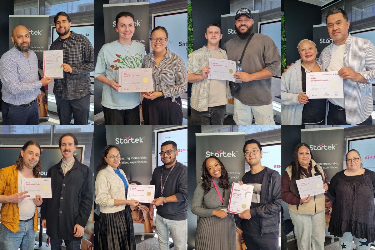 StartekAU's tweet image. Congratulations to our “Going the Extra Mile” award winners and 5-year work anniversaries this month! 🎉 

Thank you for your continued commitment, loyalty, and the lasting impact you’ve made over the years 👏

#EmployeeRecognition